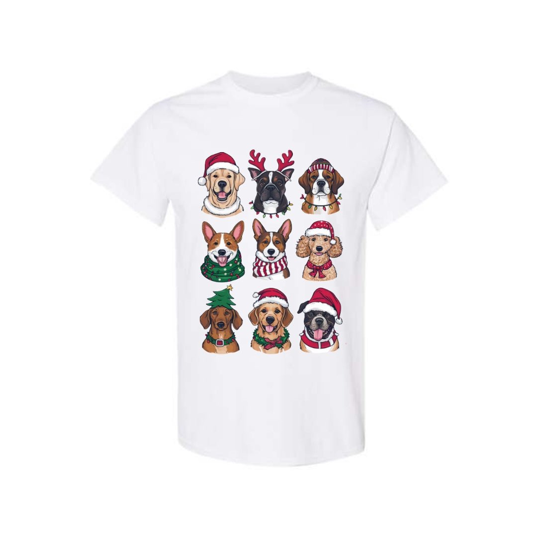 Merry & Furry Tees: Festive Christmas Dog Apparel – Cute Holiday Dog Lover Design