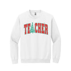 Holiday Crewneck Sweatshirt-Festive “Teacher” Christmas Apparel – Perfect Holiday Gift for Educators