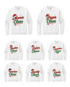 Holiday Crewneck Sweatshirt- Family Claus Christmas Apparel Collection – Matching Holiday Outfits for the Whole Family
