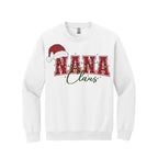 Holiday Crewneck Sweatshirt-Nana Claus Christmas Apparel – Festive Holiday Outfit for Proud Nanas