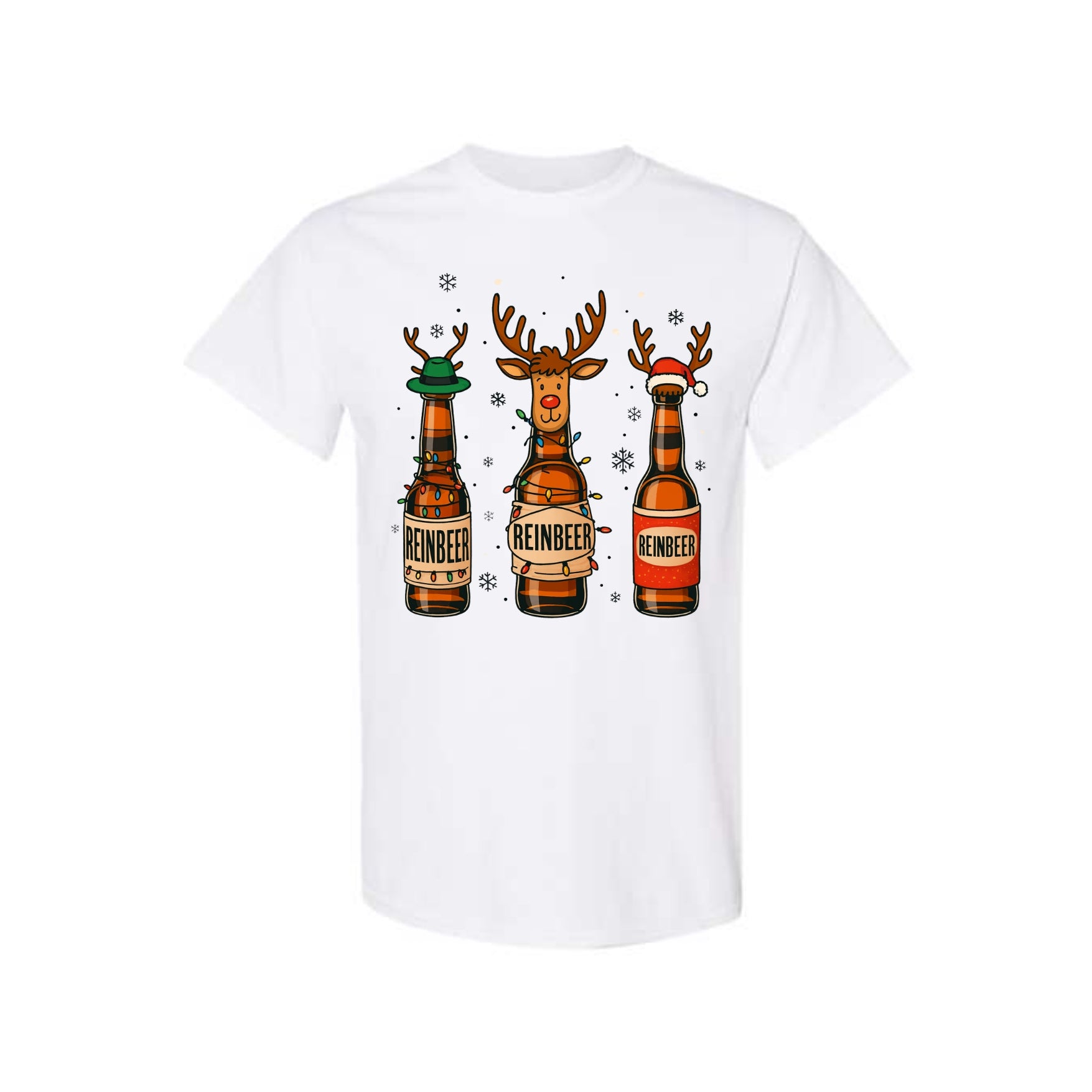 FUNNY HOLIDAY SHIRT: “Reinbeer Holiday Brew Crew Christmas Design”