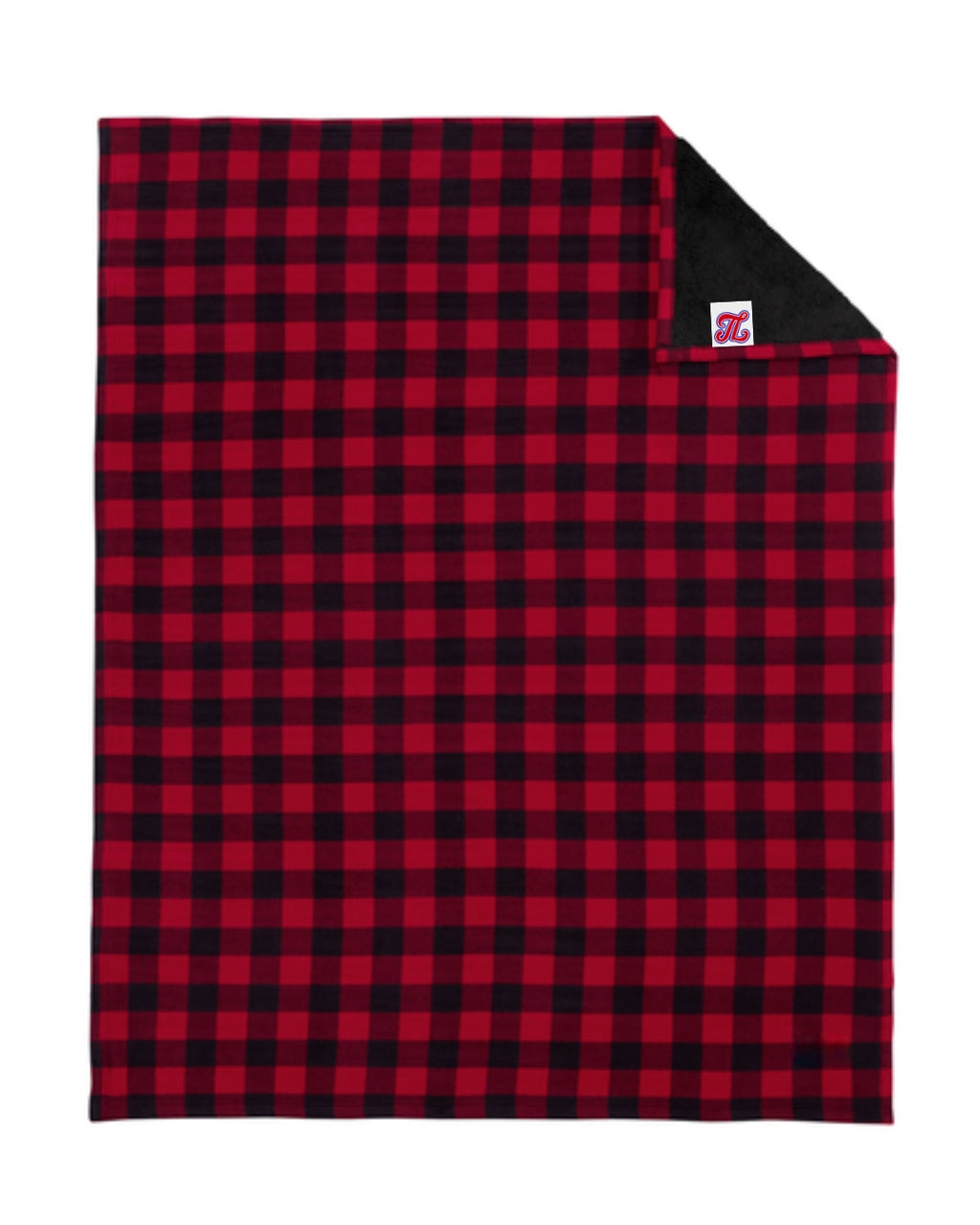Cozy Buffalo Plaid Fleece Blanket – Red & Black Checkered Throw | Soft, Warm, Reversible Plush Blanket