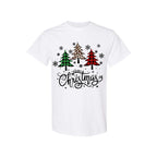 Holiday Shirt -Merry Christmas 3 Graphic Trees