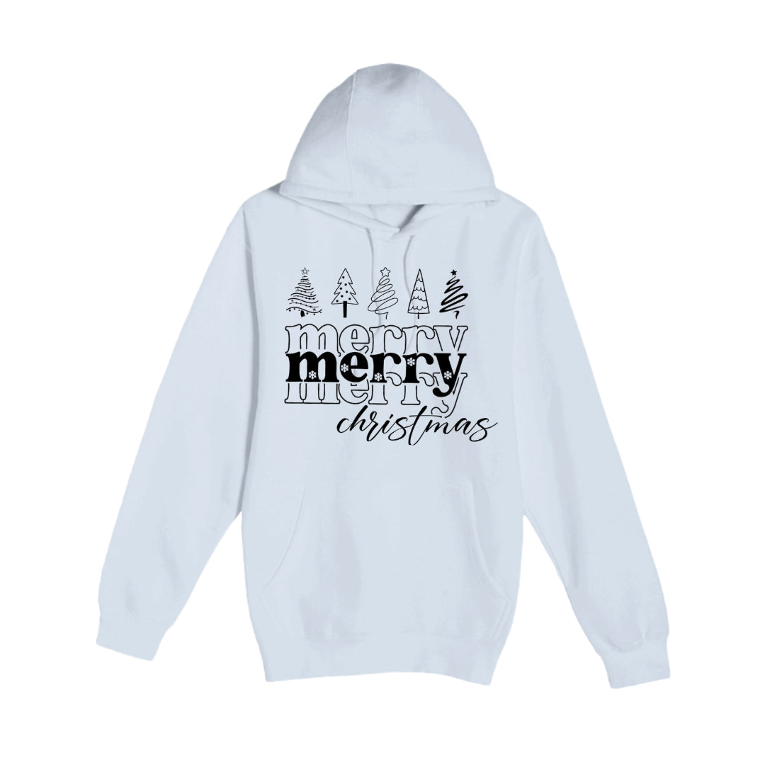 HOLIDAY HOODIE-Merry Merry Christmas Graphic Tee