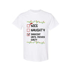 FUNNY HOLIDAY SHIRT: Innocent Until Proven Guilty