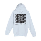 HOLIDAY HOODIE-Merry Merry Merry Christmas Graphic