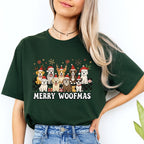 Merry & Furry Tees: Merry Woofmas Dog Lover Apparel