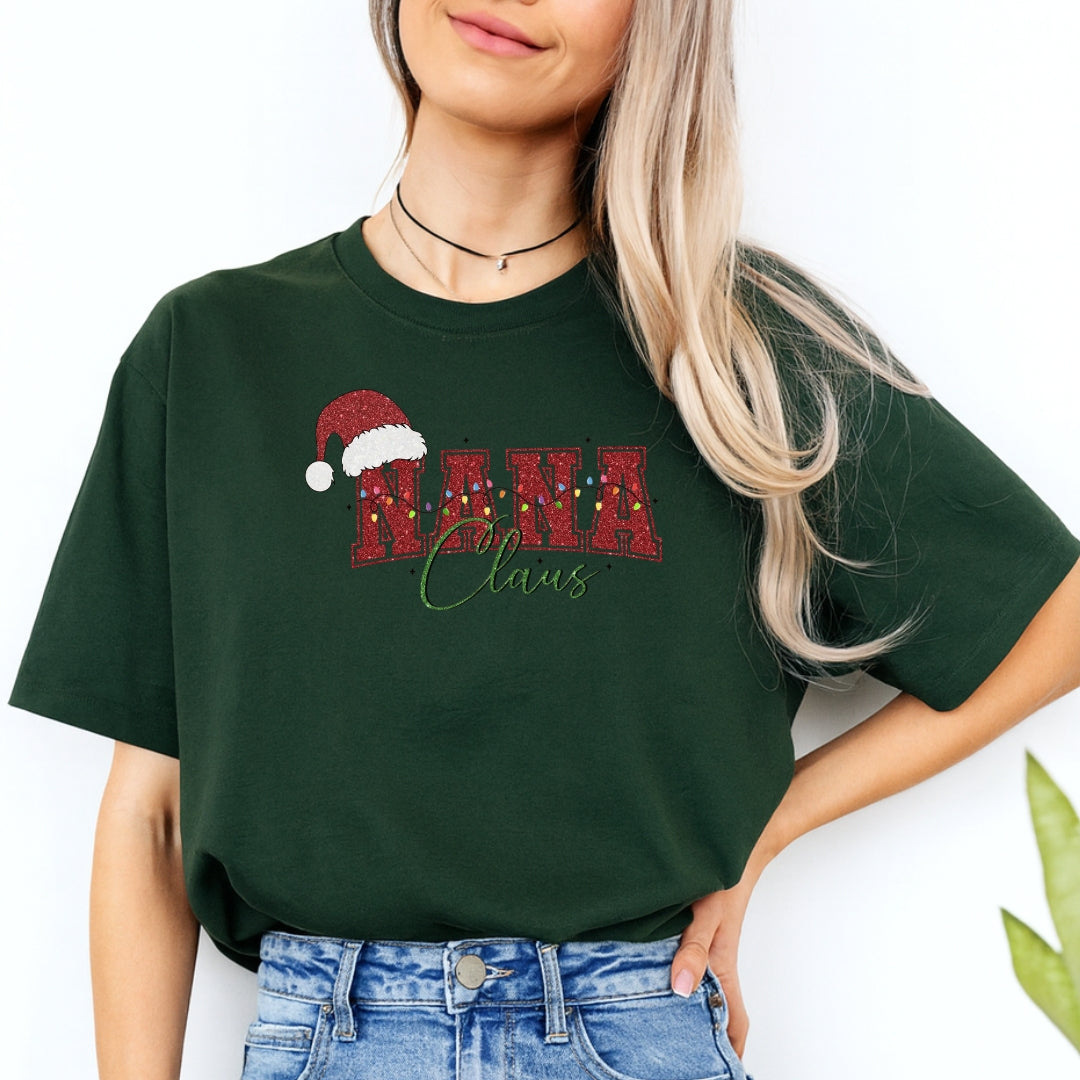 Holiday Shirt - Nana Claus Christmas Apparel – Festive Holiday Outfit for Proud Nanas