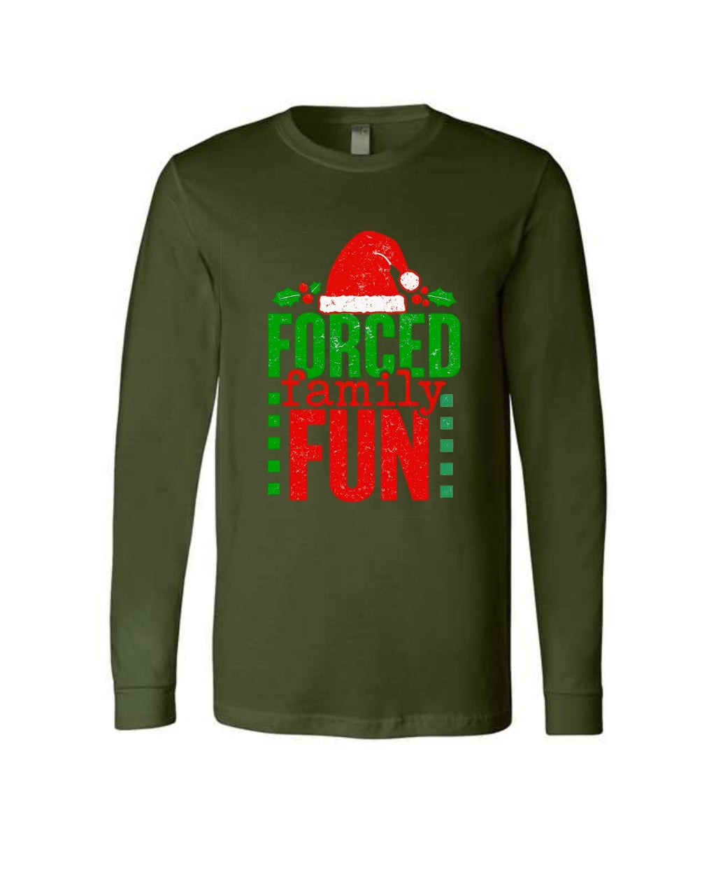 “Holiday Forced Family Fun Festive Humor Design”