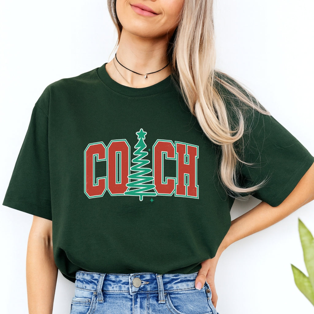 Holiday Shirt - Festive “Coach” Christmas Apparel – Holiday Gift for Sports Coaches