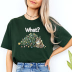 Merry & Furry Tees: “What?” Holiday Cat Lover Gift