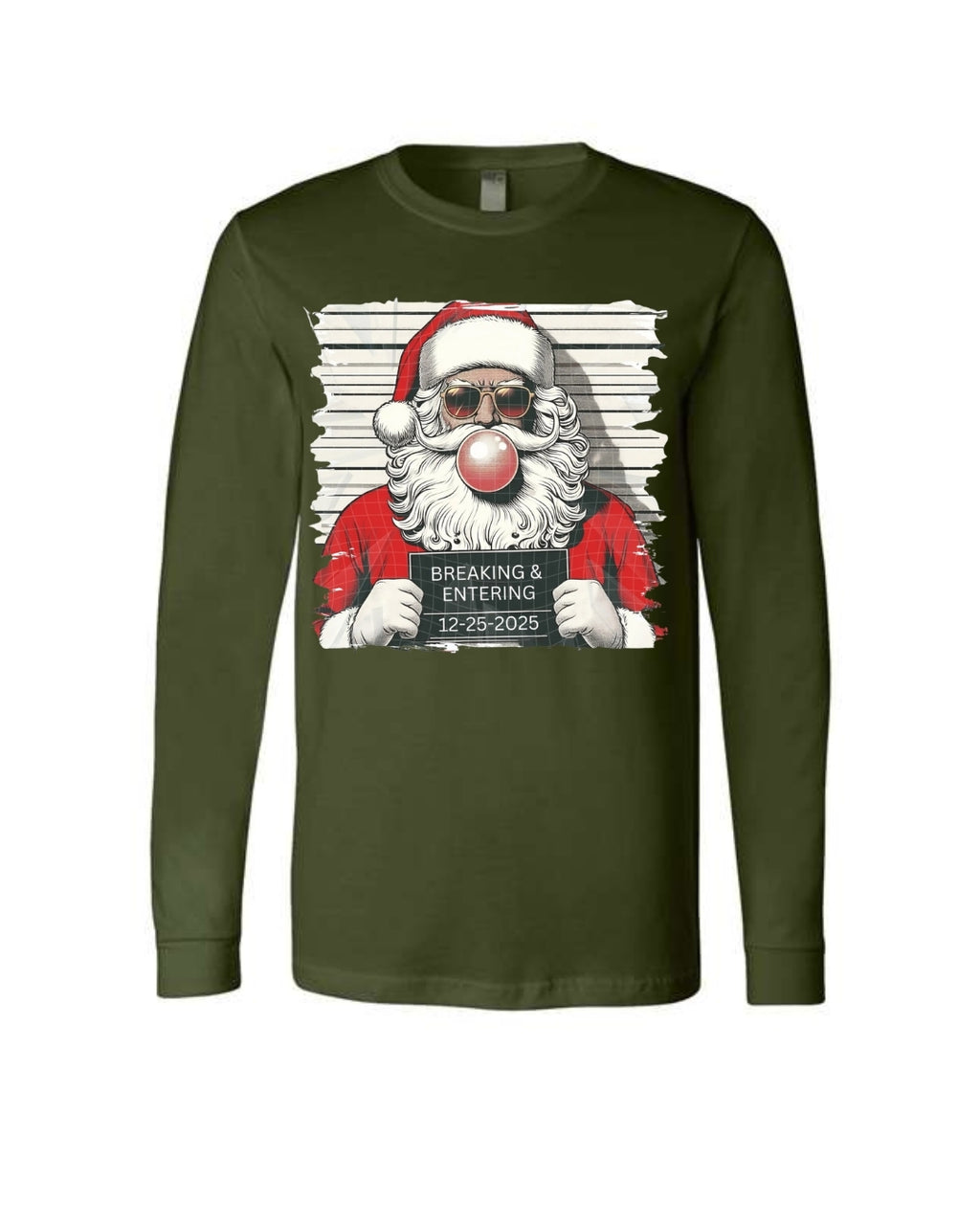 “Santa’s Christmas Mugshot Design”