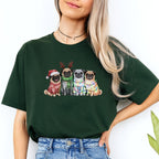 Merry & Furry Tees: Festive Pug Christmas Apparel – Cute Holiday Dog Lover Gift