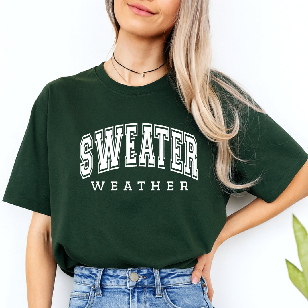 Minimalist Holiday Shirt - Sweater Weather