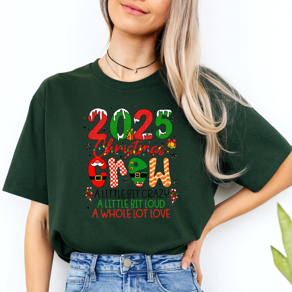 Holiday Shirt - “2025 Christmas Crew” Holiday Design