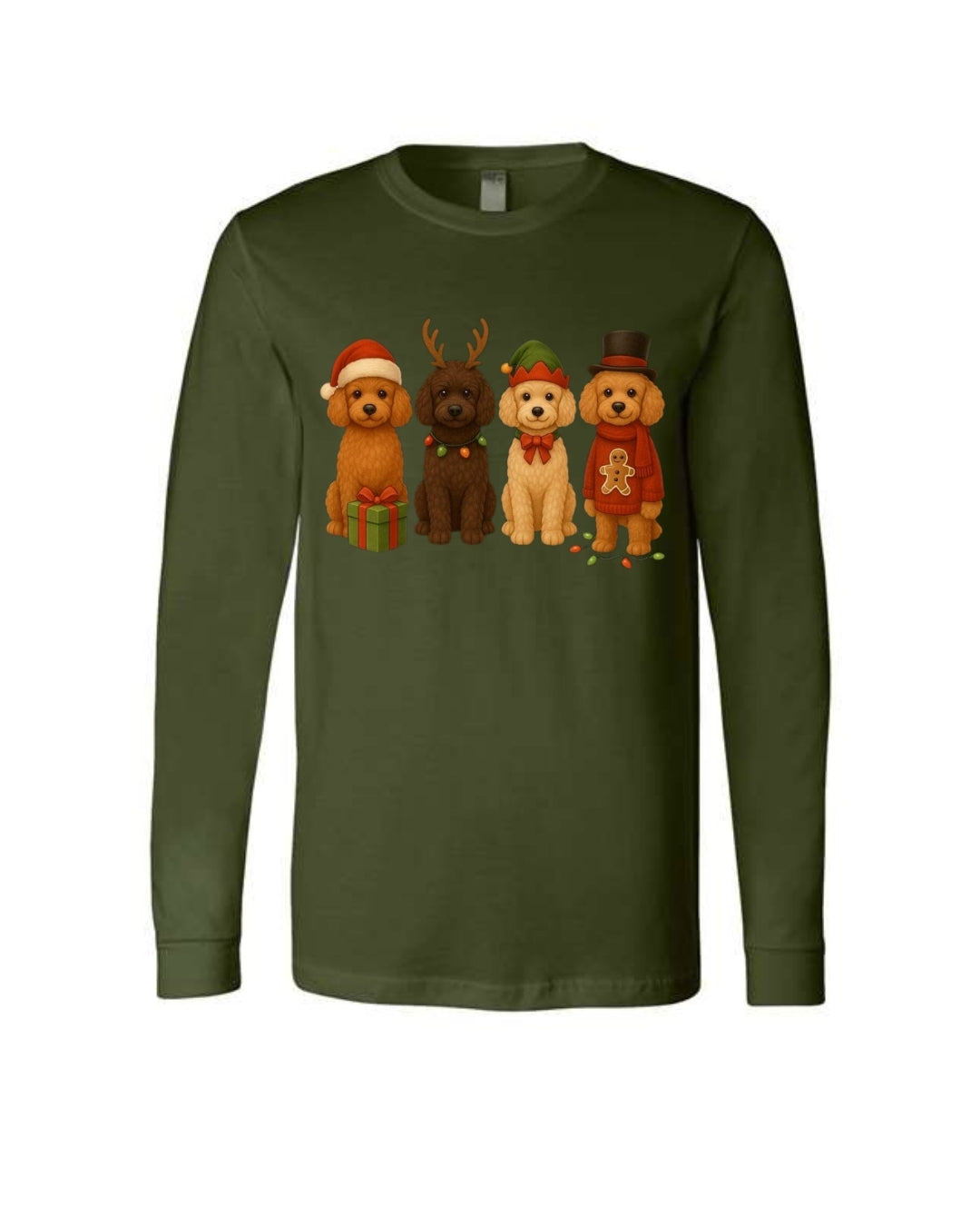 Christmas Poodle Dog Squad Design – Festive Holiday Dog Lover Gift