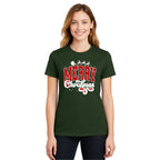 Holiday Shirt - Merry Christmas Buffalo Plaid Graphic