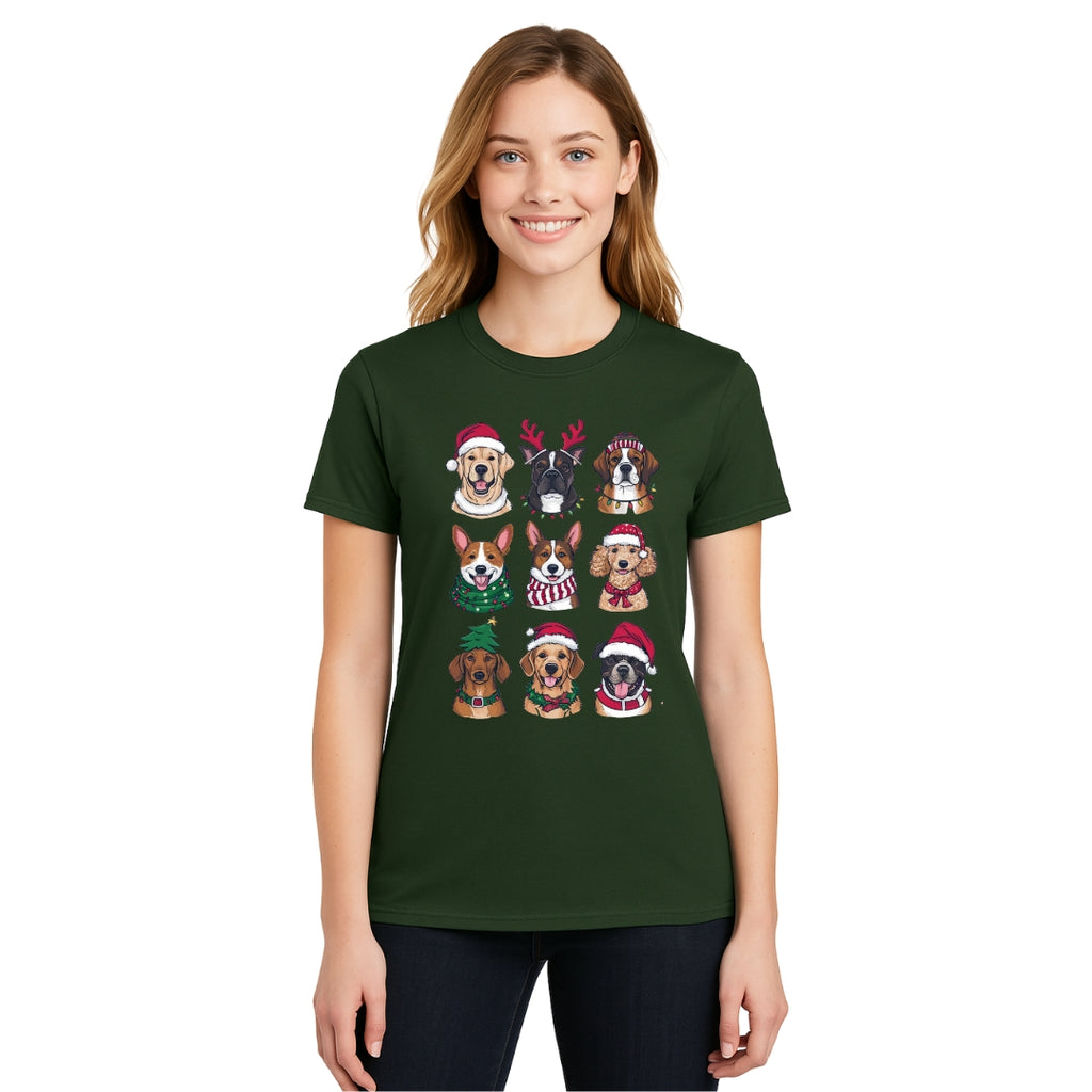 Merry & Furry Tees: Festive Christmas Dog Apparel – Cute Holiday Dog Lover Design