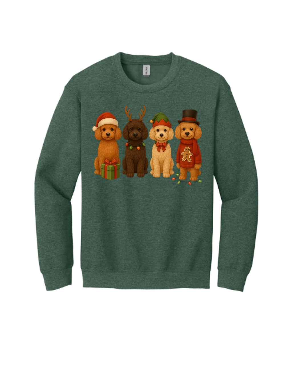 Christmas Poodle Dog Squad Design – Festive Holiday Dog Lover Gift