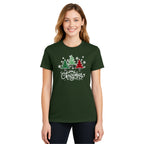 Holiday Shirt -Merry Christmas 3 Graphic Trees