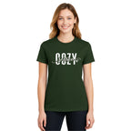 Minimalist Holiday Shirt - Cozy Season Script Design