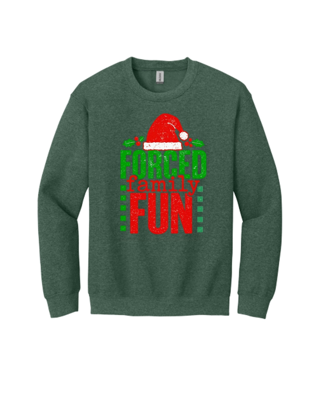 “Holiday Forced Family Fun Festive Humor Design”