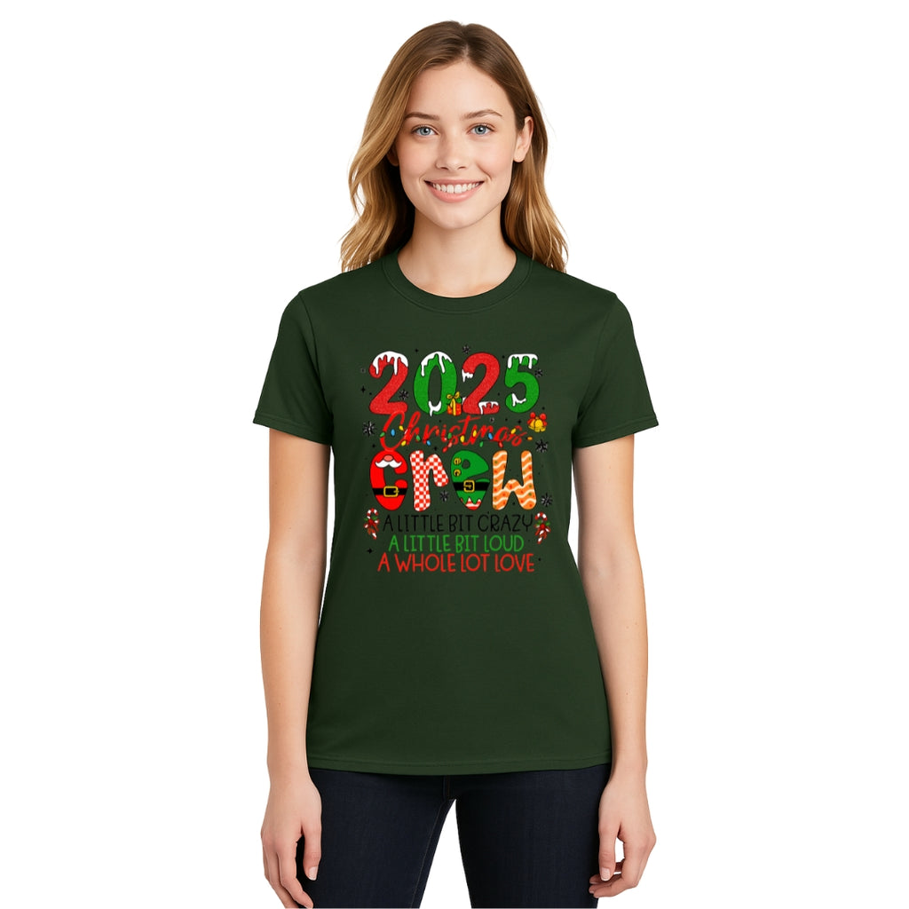 Holiday Shirt - “2025 Christmas Crew” Holiday Design