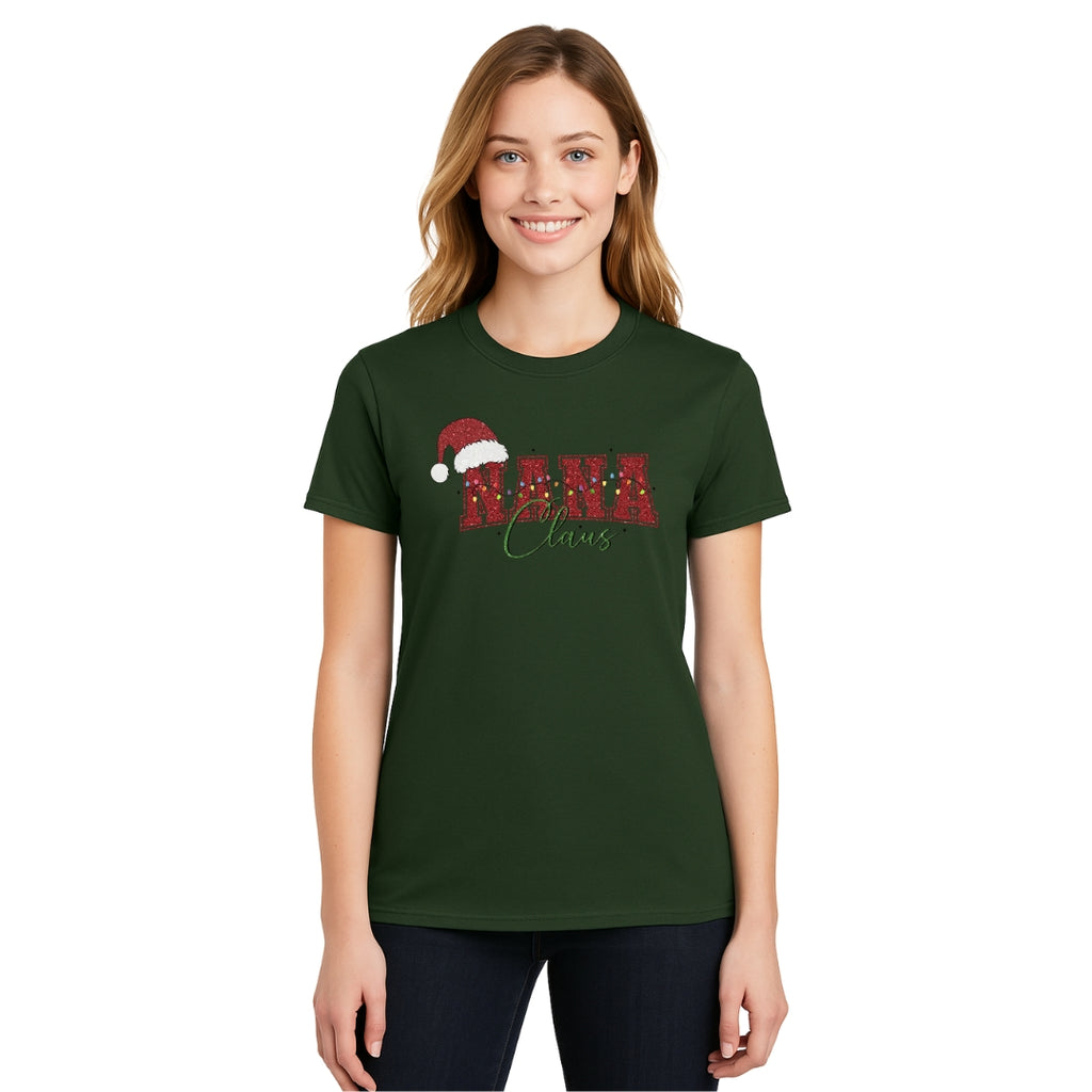 Holiday Shirt - Nana Claus Christmas Apparel – Festive Holiday Outfit for Proud Nanas