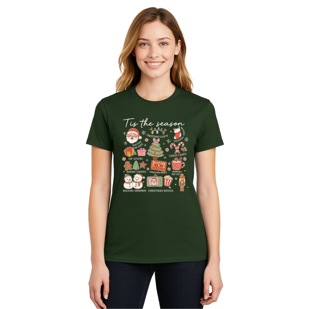 Holiday Shirt - ‘Tis the Season’ Christmas Icons