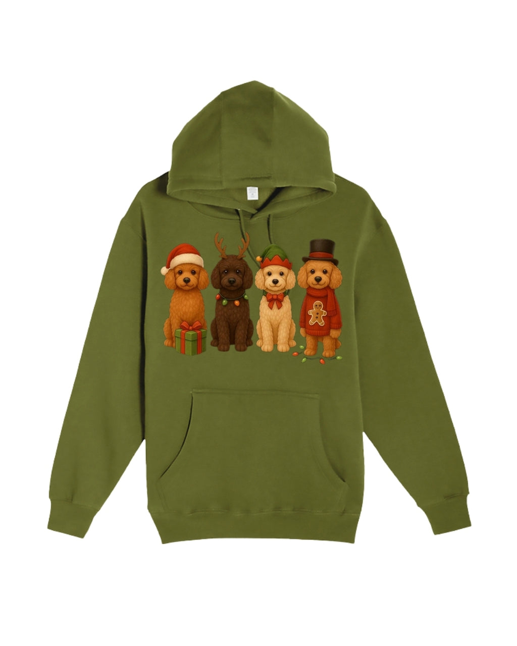 Christmas Poodle Dog Squad Design – Festive Holiday Dog Lover Gift