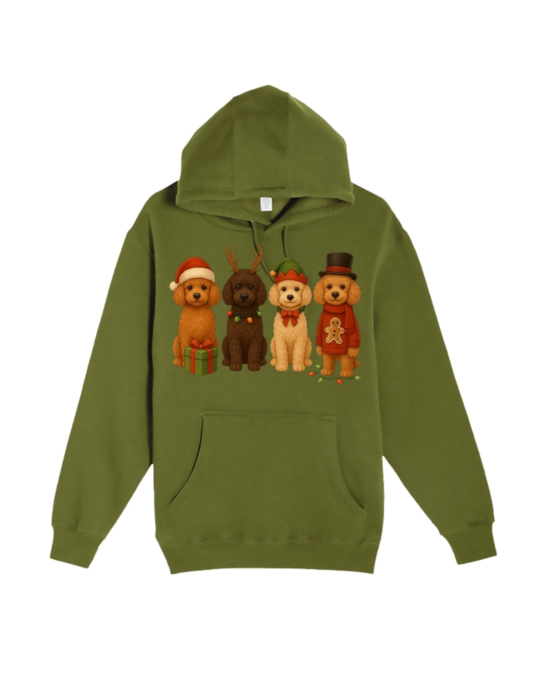 Christmas Poodle Dog Squad Design – Festive Holiday Dog Lover Gift