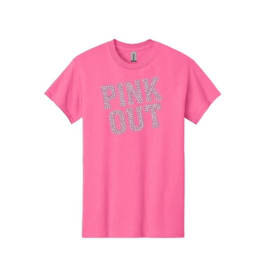 Pink Out Rhinestone T-Shirt