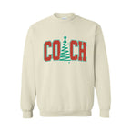 Holiday Crewneck Sweatshirt-Festive “Coach” Christmas Apparel – Holiday Gift for Sports Coaches