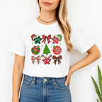 Merry & Furry Tees: Paw Print Christmas Apparel – Festive Dog Lover Holiday Gift