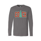 Holiday Long Sleeves-Festive “Coach” Christmas Apparel – Holiday Gift for Sports Coaches
