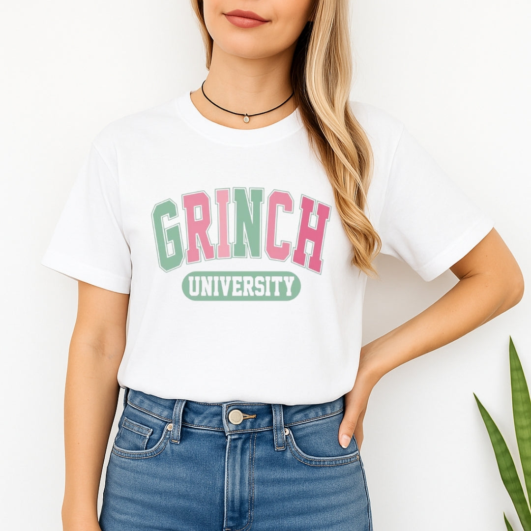 Holiday Shirt -Grinch University Graphic