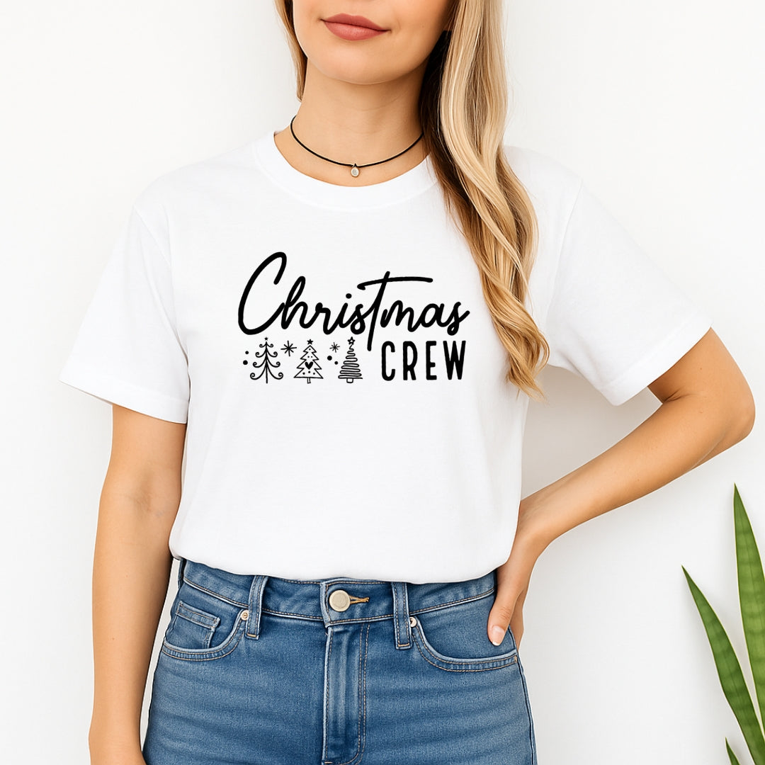 Minimalist Holiday Shirt - Christmas Crew