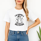 FUNNY HOLIDAY SHIRT: I’m Having a Meltdown – Funny Snowman Christmas Design