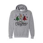 HOLIDAY HOODIE-Merry Christmas 3 Graphic Trees