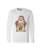 “Santa’s Naughty List Number”