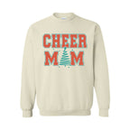 Holiday Crewneck Sweatshirt-Festive “Cheer Mom” Christmas Apparel – Perfect Holiday Spirit Wear for Cheer Moms