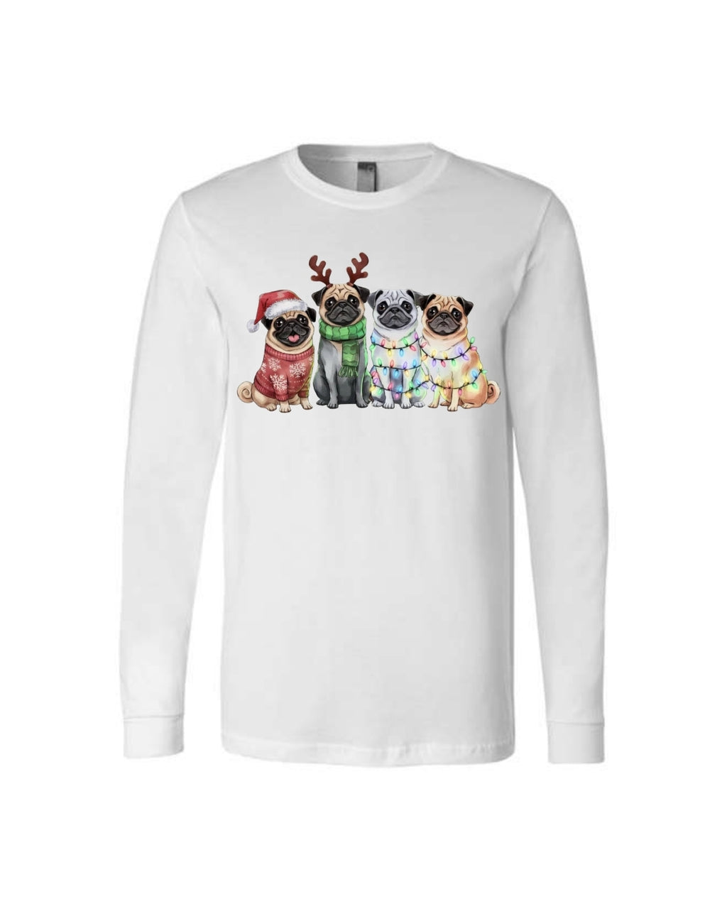Festive Pug Christmas Apparel – Cute Holiday Dog Lover Gift