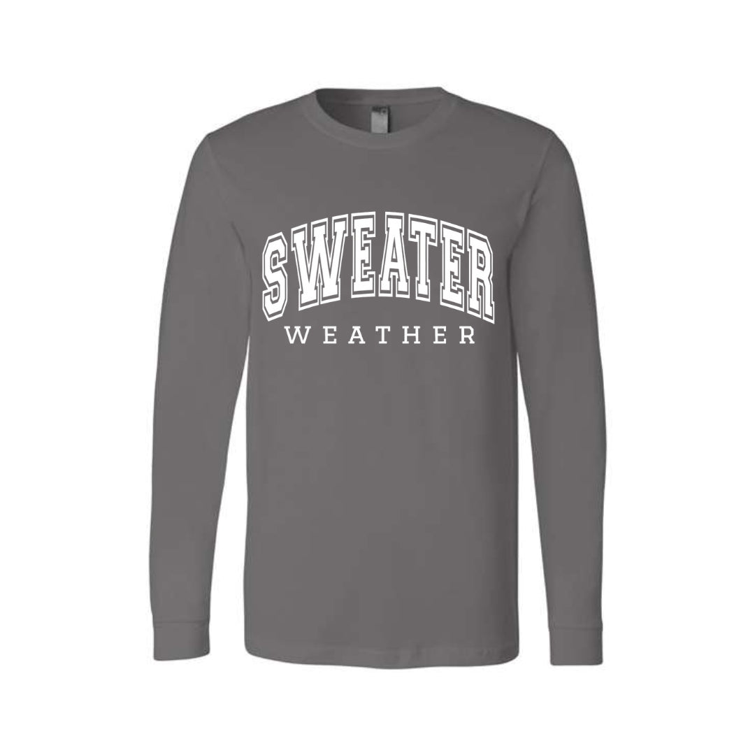 Minimalist Holiday Long Sleeves-  Sweater Weather