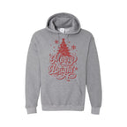 HOLIDAY HOODIE-“Merry and Bright” Christmas Tree Design