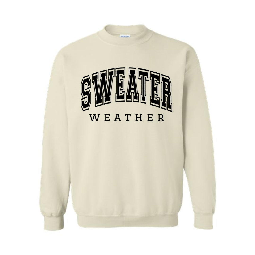 Holiday Crewneck Sweatshirt-Sweater Weather