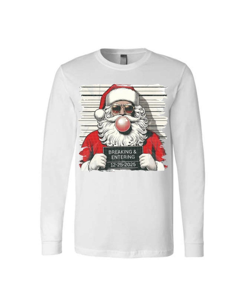 “Santa’s Christmas Mugshot Design”