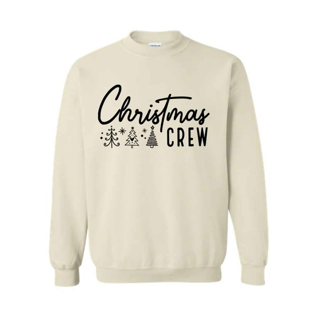 Holiday Crewneck Sweatshirt-Christmas Crew