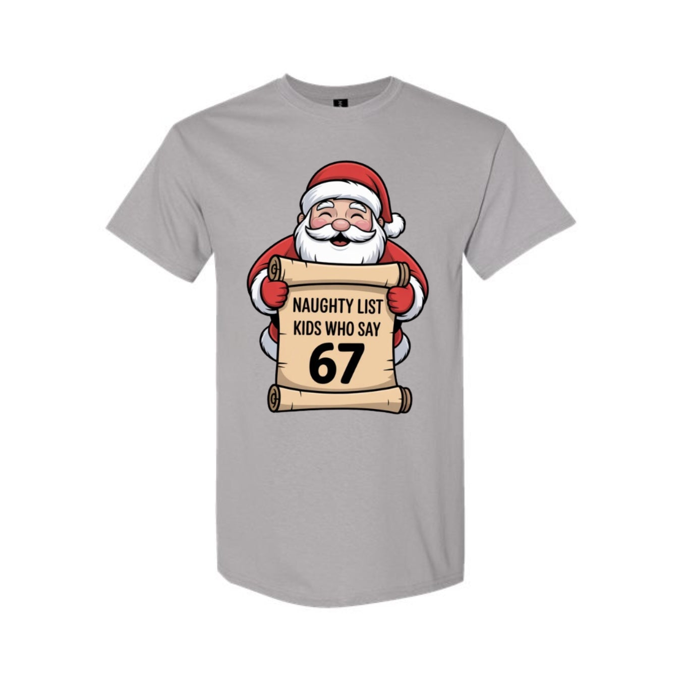 FUNNY HOLIDAY SHIRT: “Santa’s Naughty List Number”