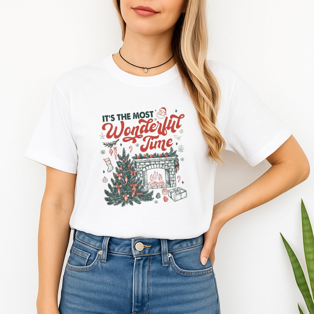 Holiday Shirt - It’s the Most Wonderful Time Christmas Graphic