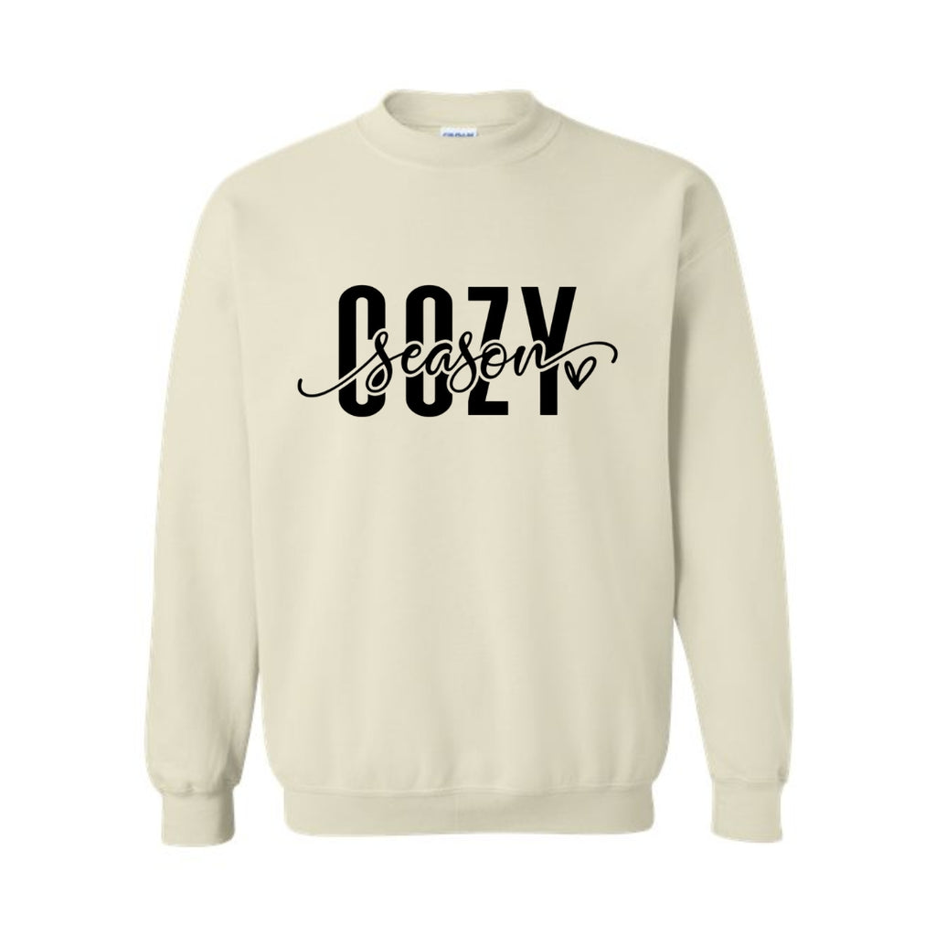 Holiday Crewneck Sweatshirt– Cozy Season Script Design